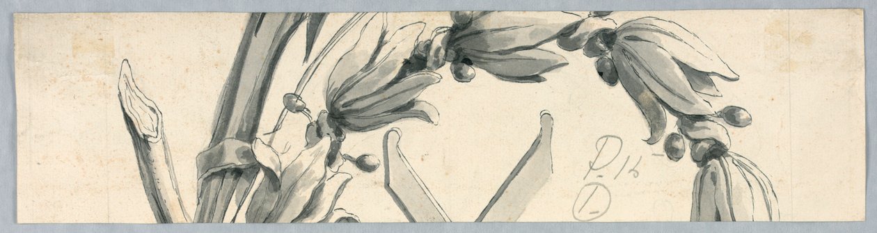 Frammento di una corona con monogramma di Cristo da Unknown artist