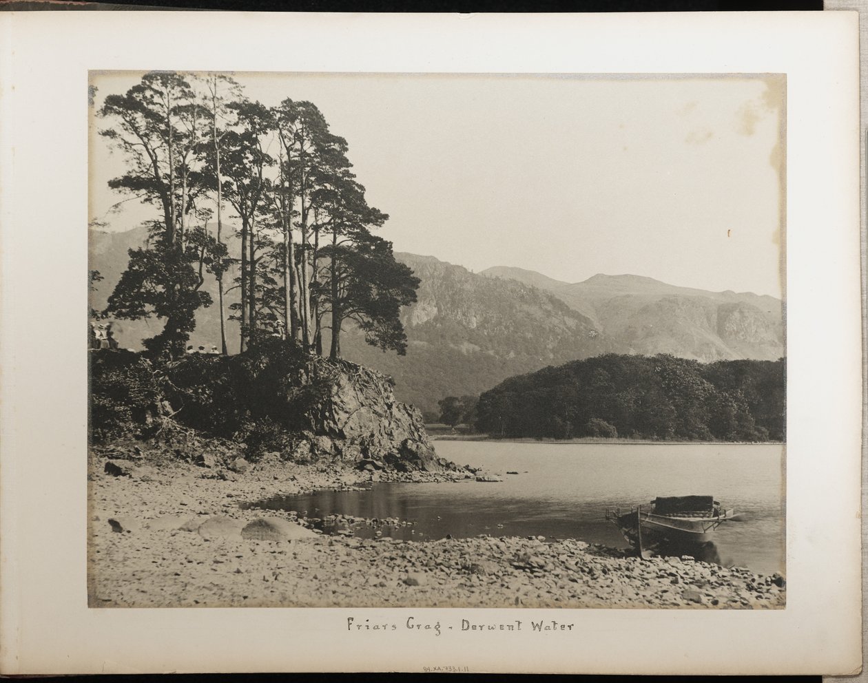 Frati Crag - Derwent Water da Unknown artist