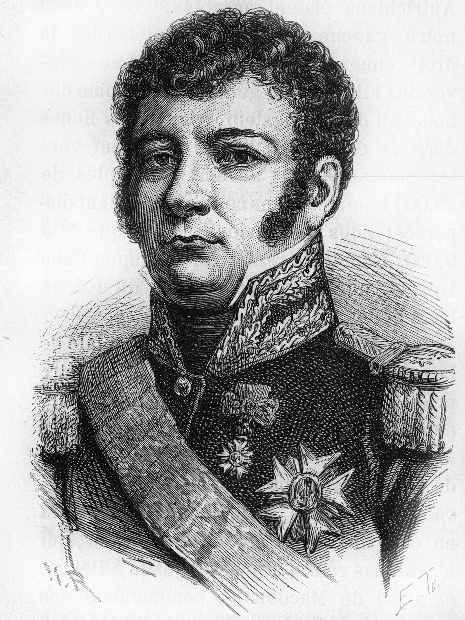 Generale Dominique-Joseph Vandamme (1770-1830), Conte di Unsebourg. da Unknown artist