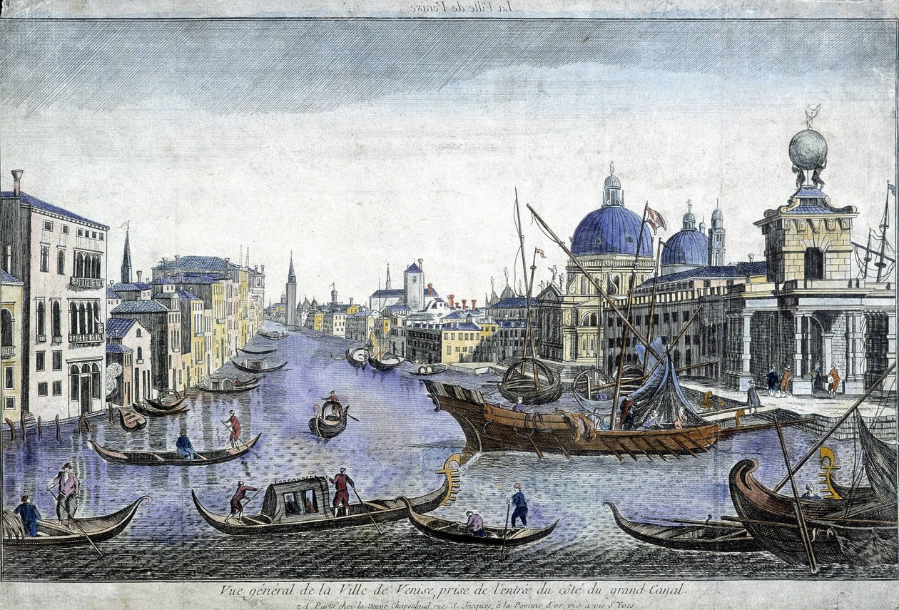 Veduta generale di Venezia - incisione da Unknown artist