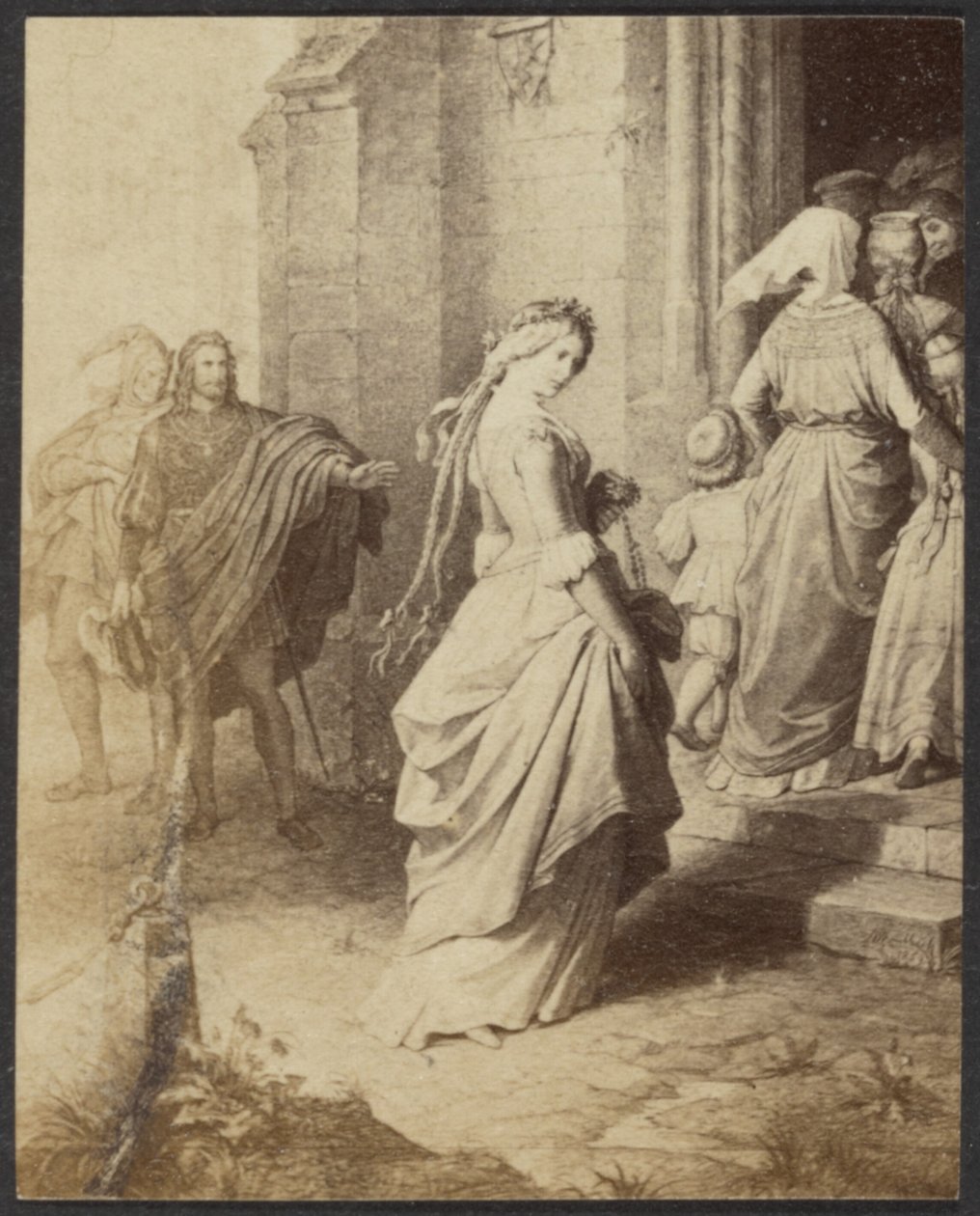 Gretchen (Faust) di W.V. Kaulbach da Unknown artist
