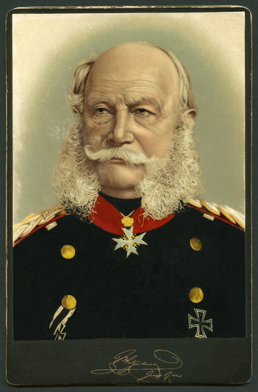 Guglielmo I (Guglielmo Federico Luigi di Hohenzollern) da Unknown artist