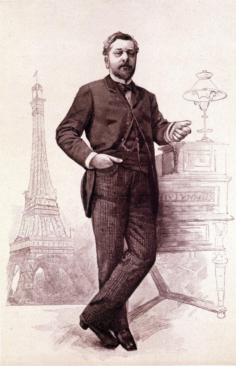 Gustave Eiffel, ingegnere francese da Unknown artist