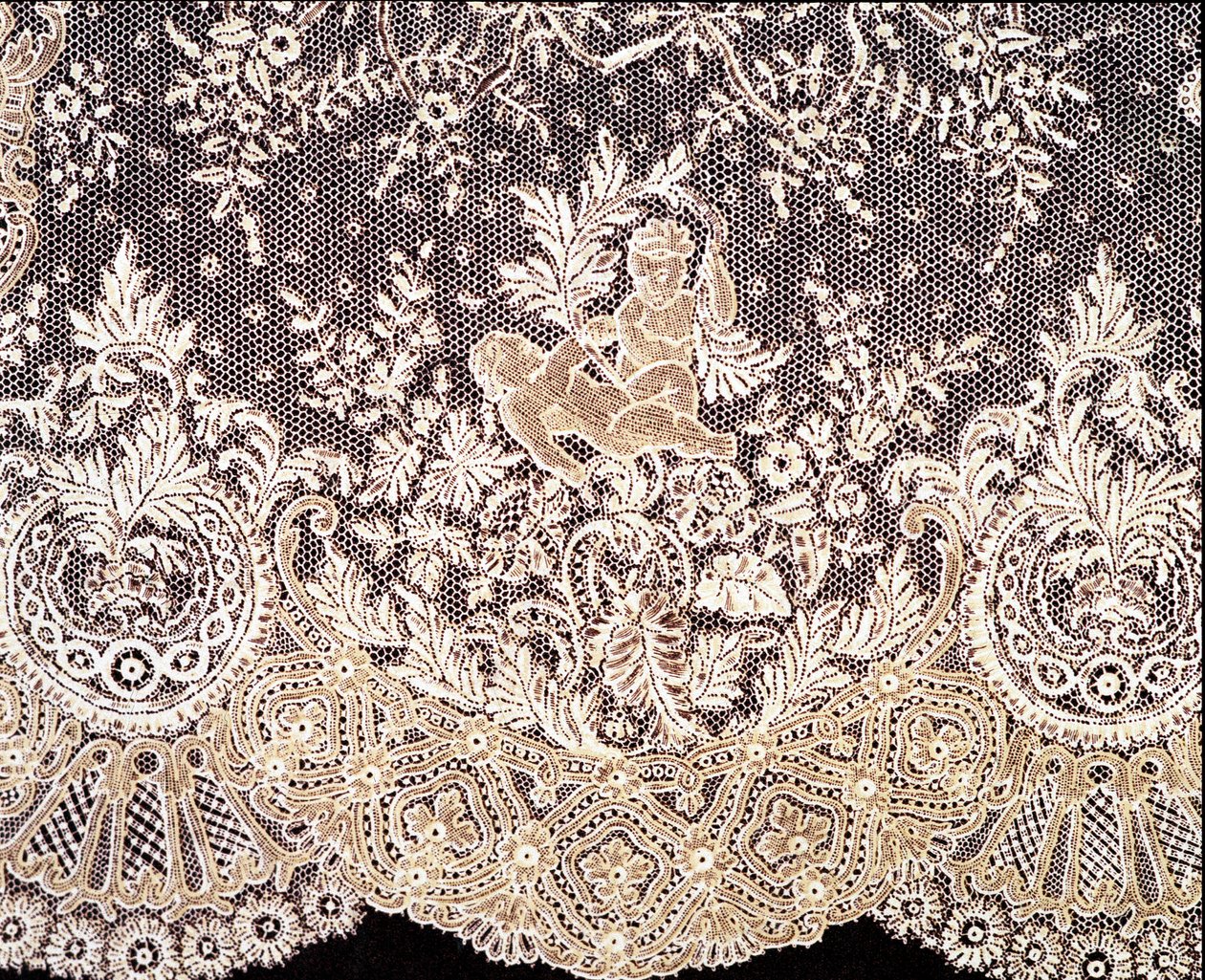 Fazzoletto in pizzo di Bruxelles da Unknown artist
