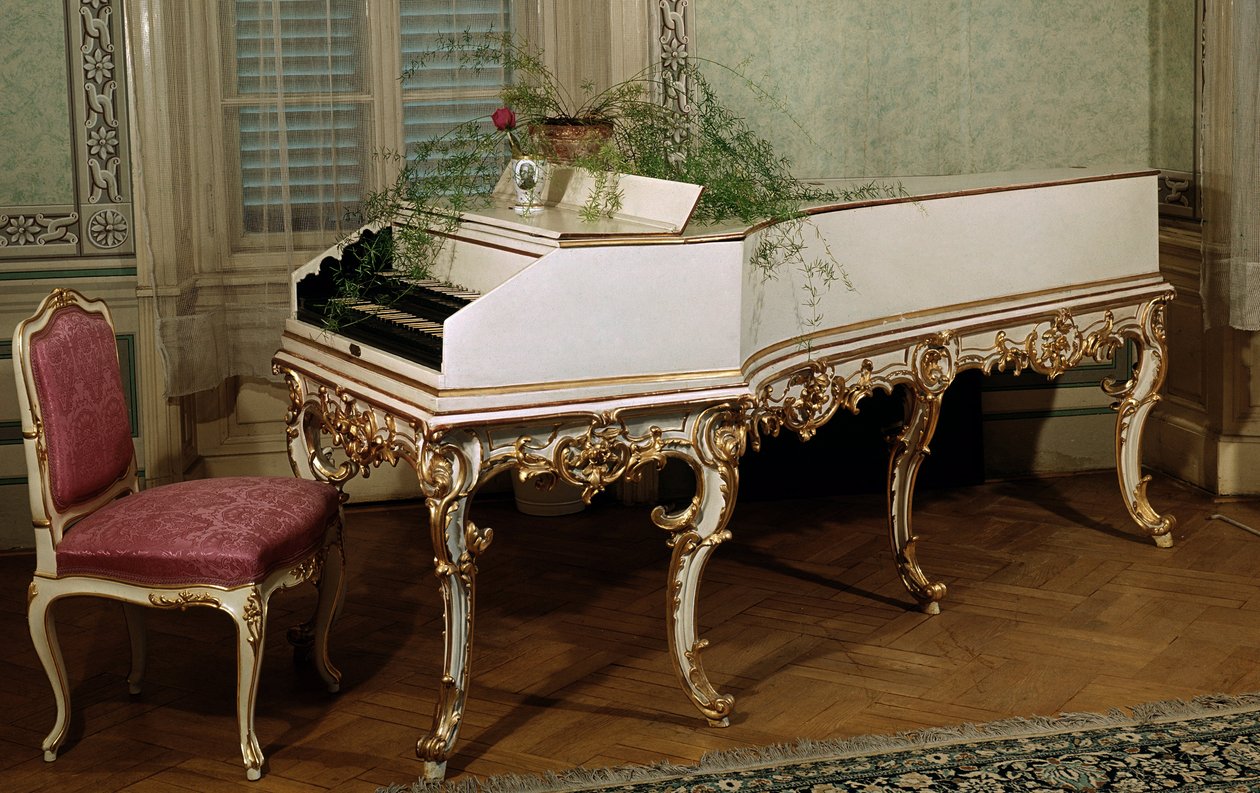 Clavicembalo del compositore austriaco Wolfgang Amadeus Mozart da Unknown artist