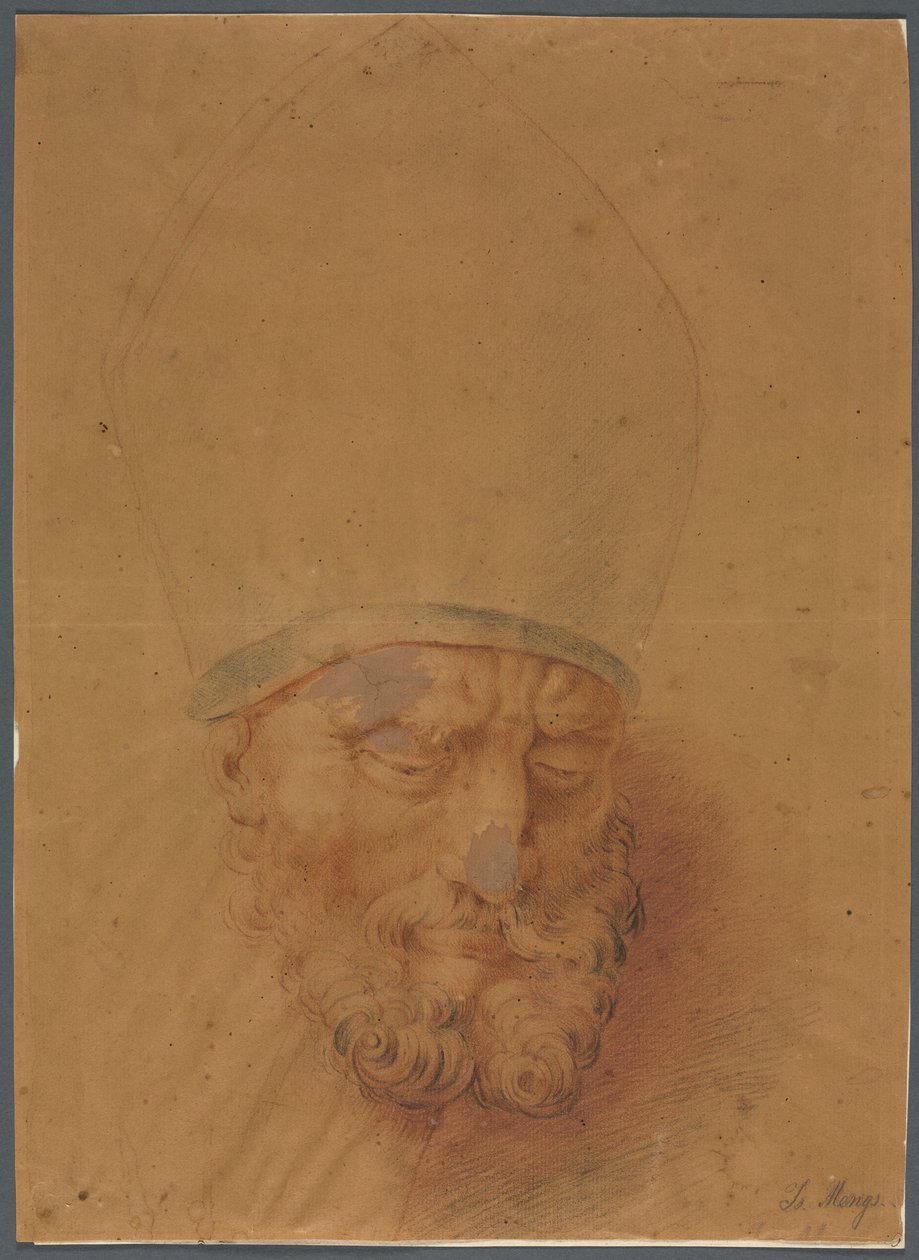 Testa di un Vescovo da Unknown artist