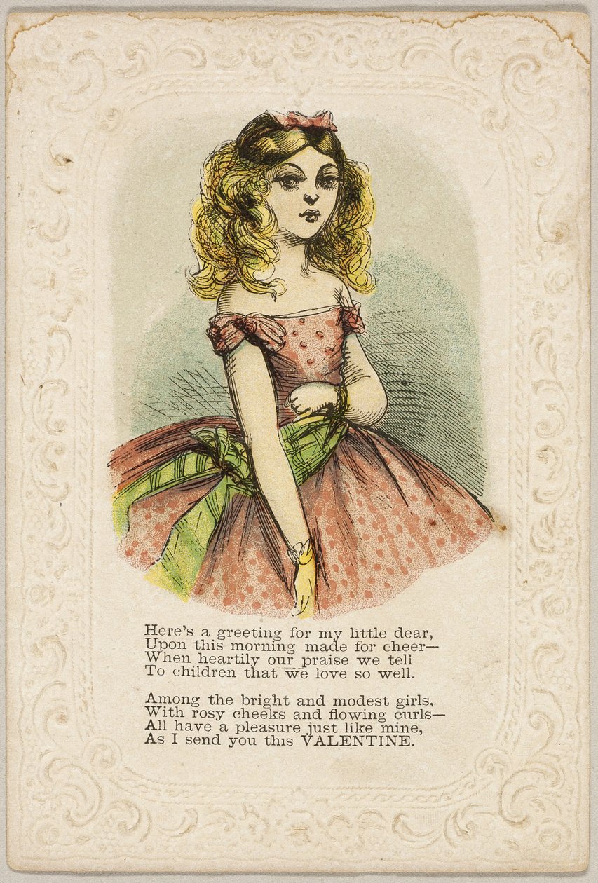 Ecco un saluto per il mio piccolo caro (San Valentino) da Unknown artist