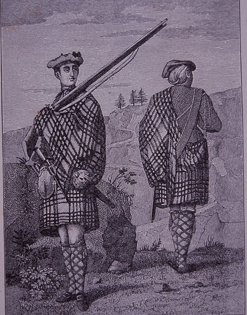 Soldati delle Highlands, fine XVIII secolo da Unknown artist