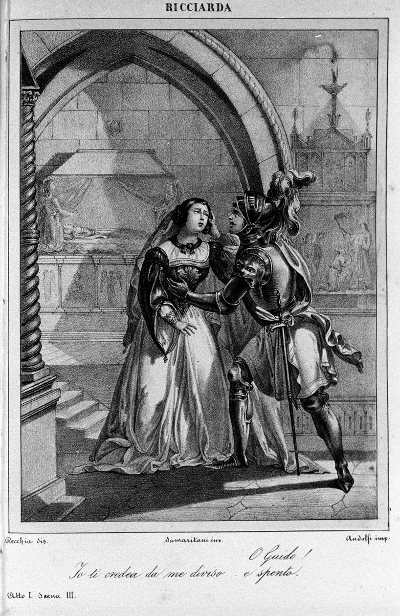 Illustrazione per la Scena 3 dell