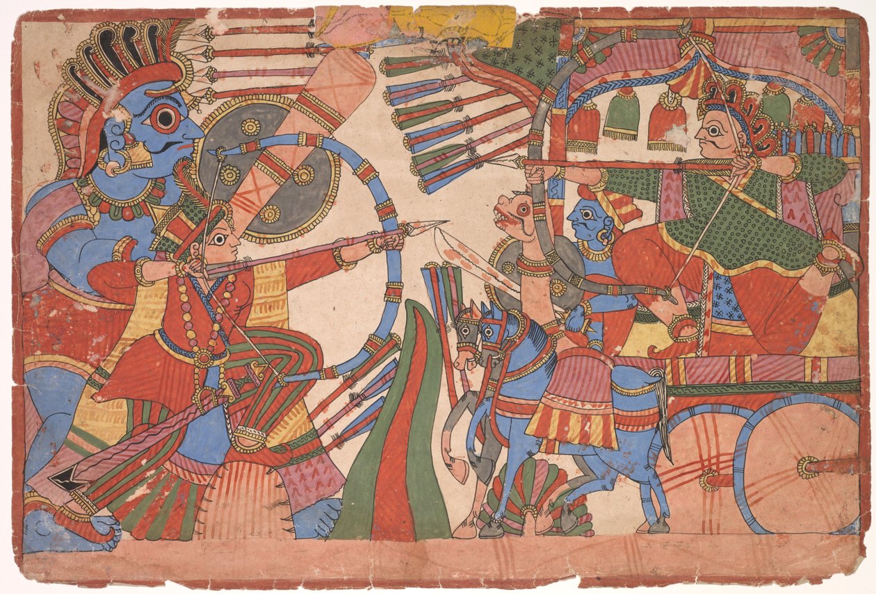 Illustrazione del Mahabharata da Unknown artist