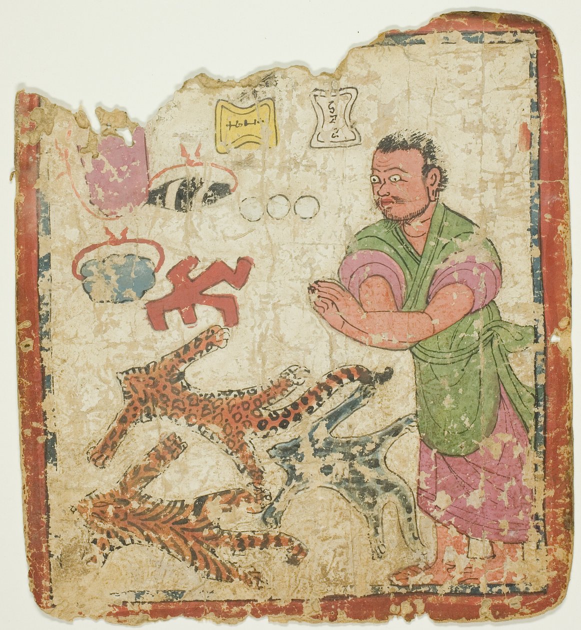 Immagine da un set di carte di iniziazione (Tsakali) da Unknown artist