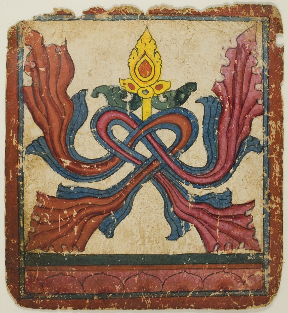 Immagine da un set di carte di iniziazione (Tsakali) da Unknown artist