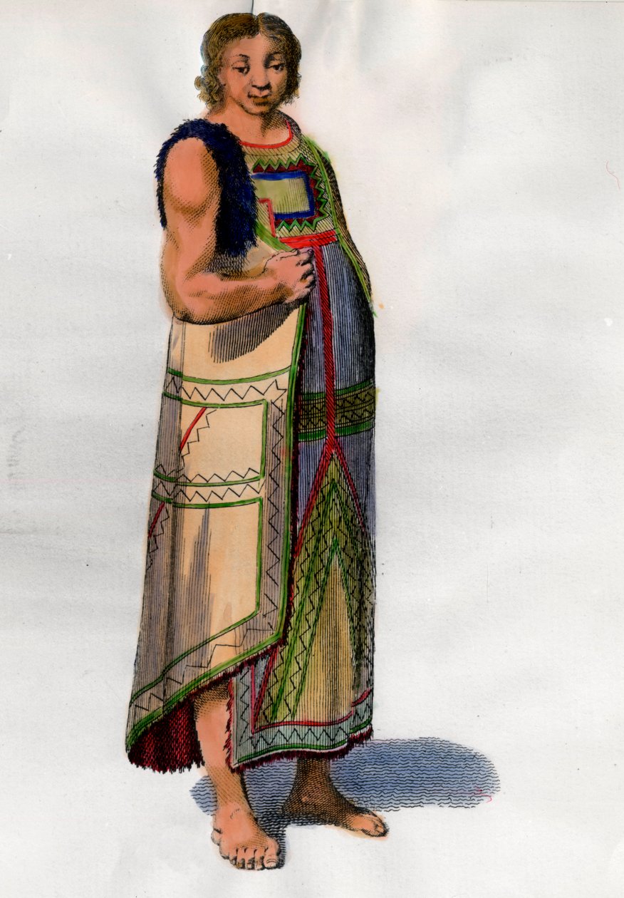 Costume indiano di Montevideo in Uruguay da Unknown artist