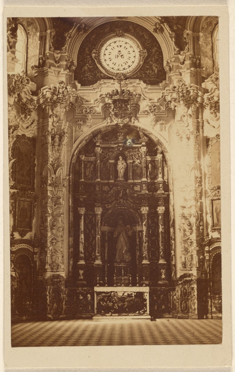 [Interno di una chiesa non identificata] da Unknown artist