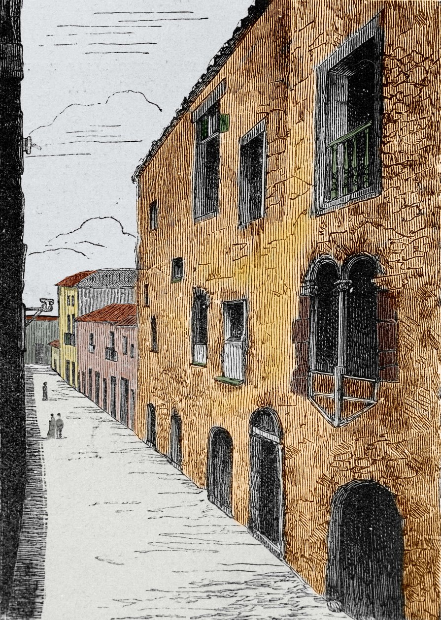 Isola di Madeira (arcipelago portoghese di Madeira). La casa di Cristoforo Colombo (1451-1506) a Funchal da Unknown artist