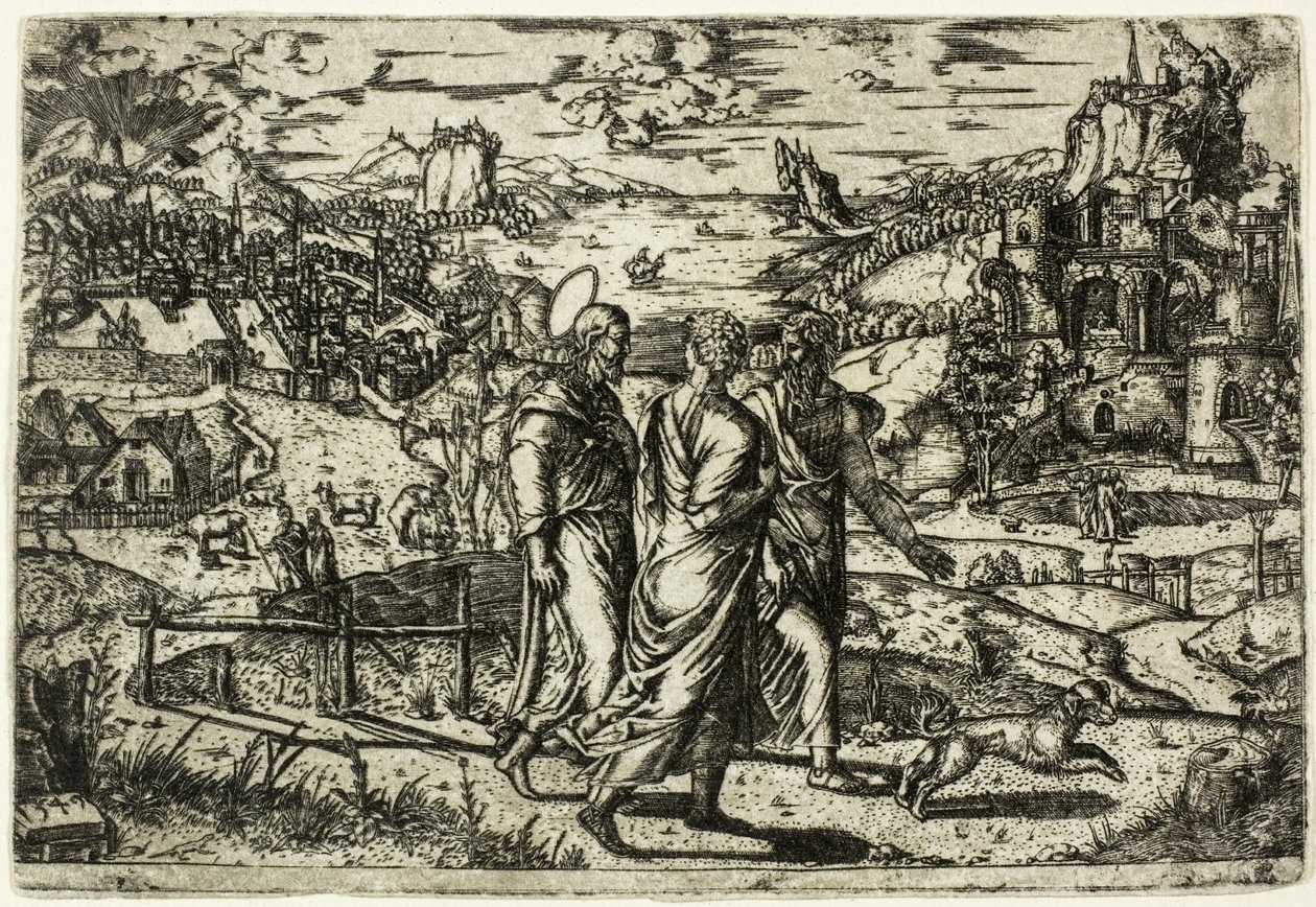 Viaggio a Emmaus da Unknown artist