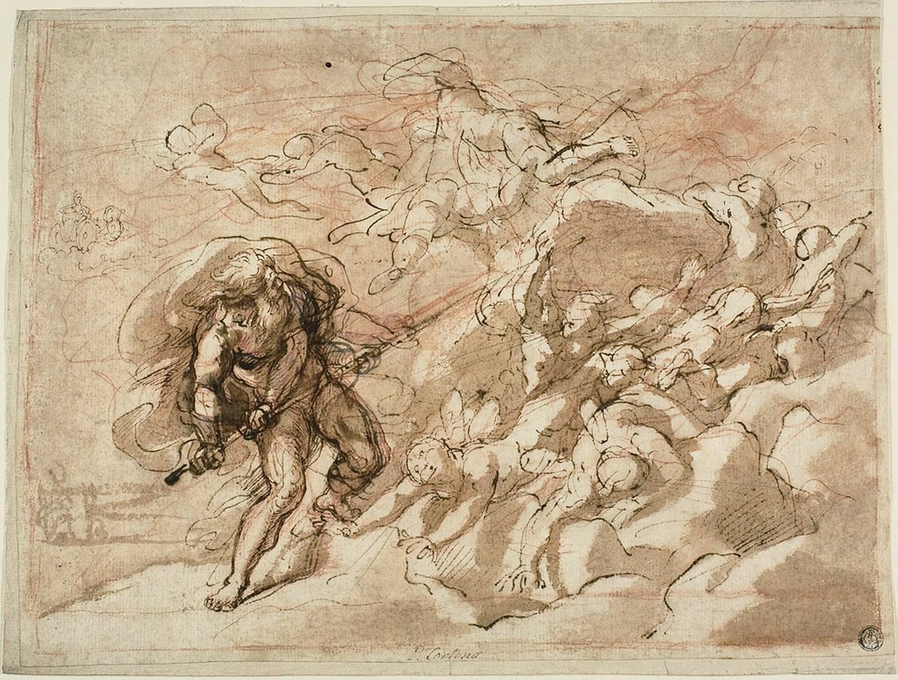 Giunone ordina a Eolo di liberare i venti da Unknown artist