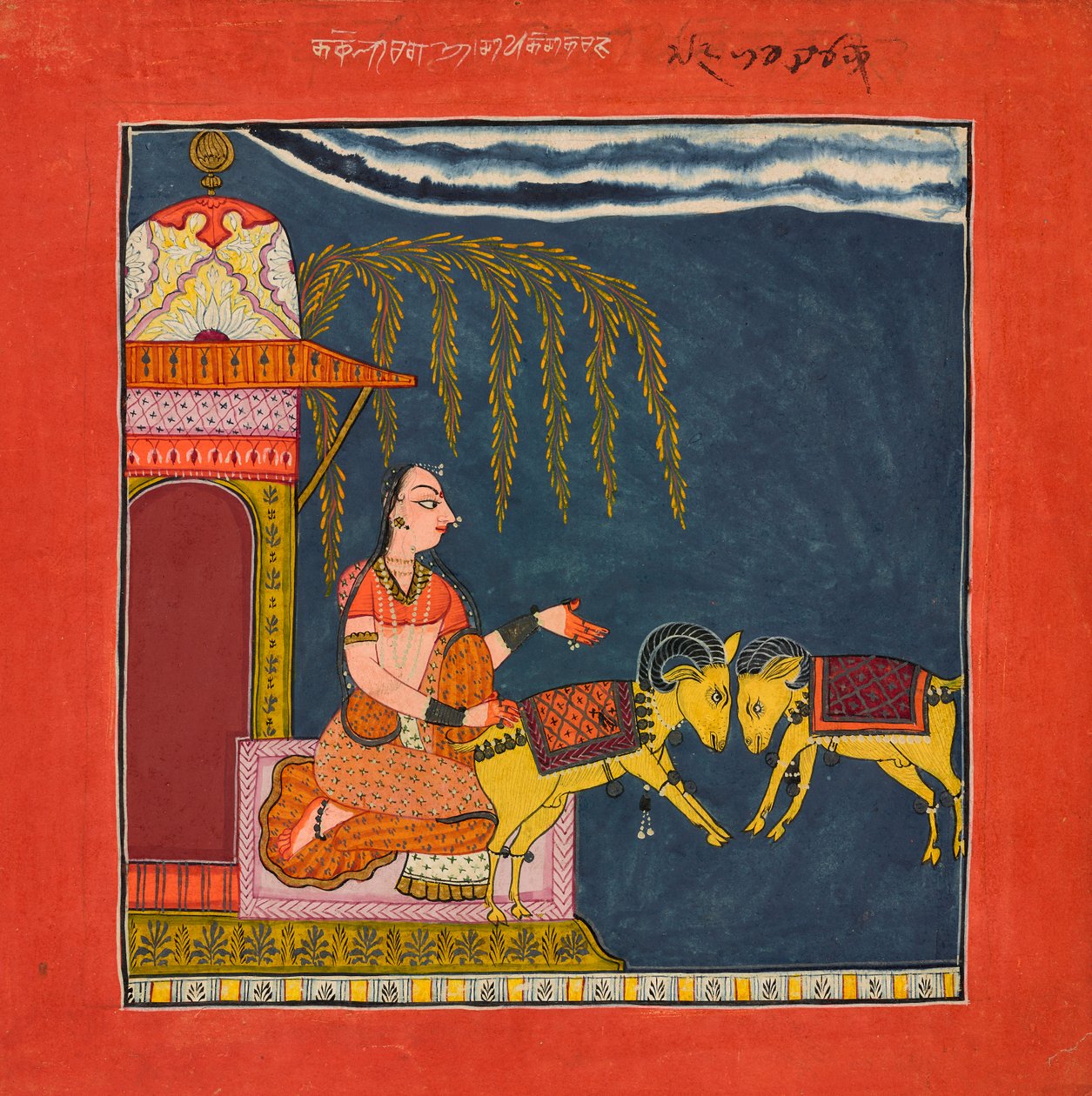 Kaccheli Ragini, da un Ragamala da Unknown artist