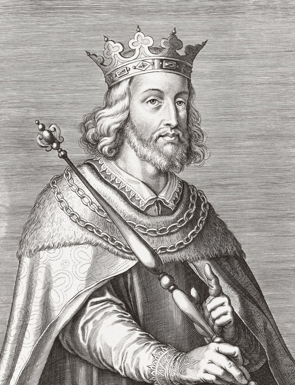 Re Ferdinando I del Portogallo. Ritratto. da Unknown artist