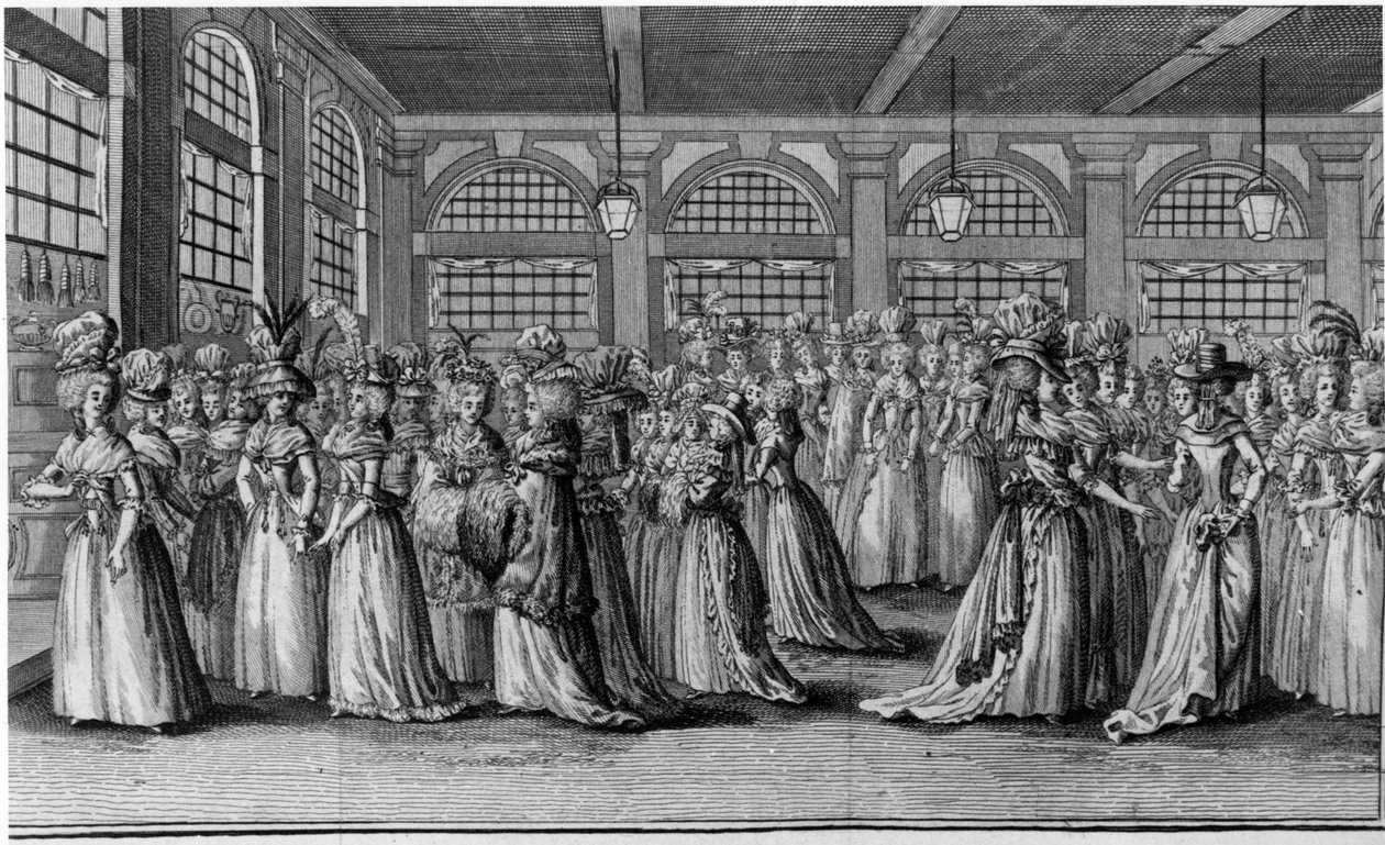 La colonnata - in "Le ragazze del Palazzo reale", frontespizio, vol. III, ed. Londra da Unknown artist