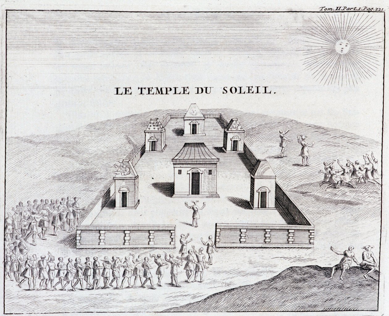 Il Tempio del Sole - in "Journey historique de l