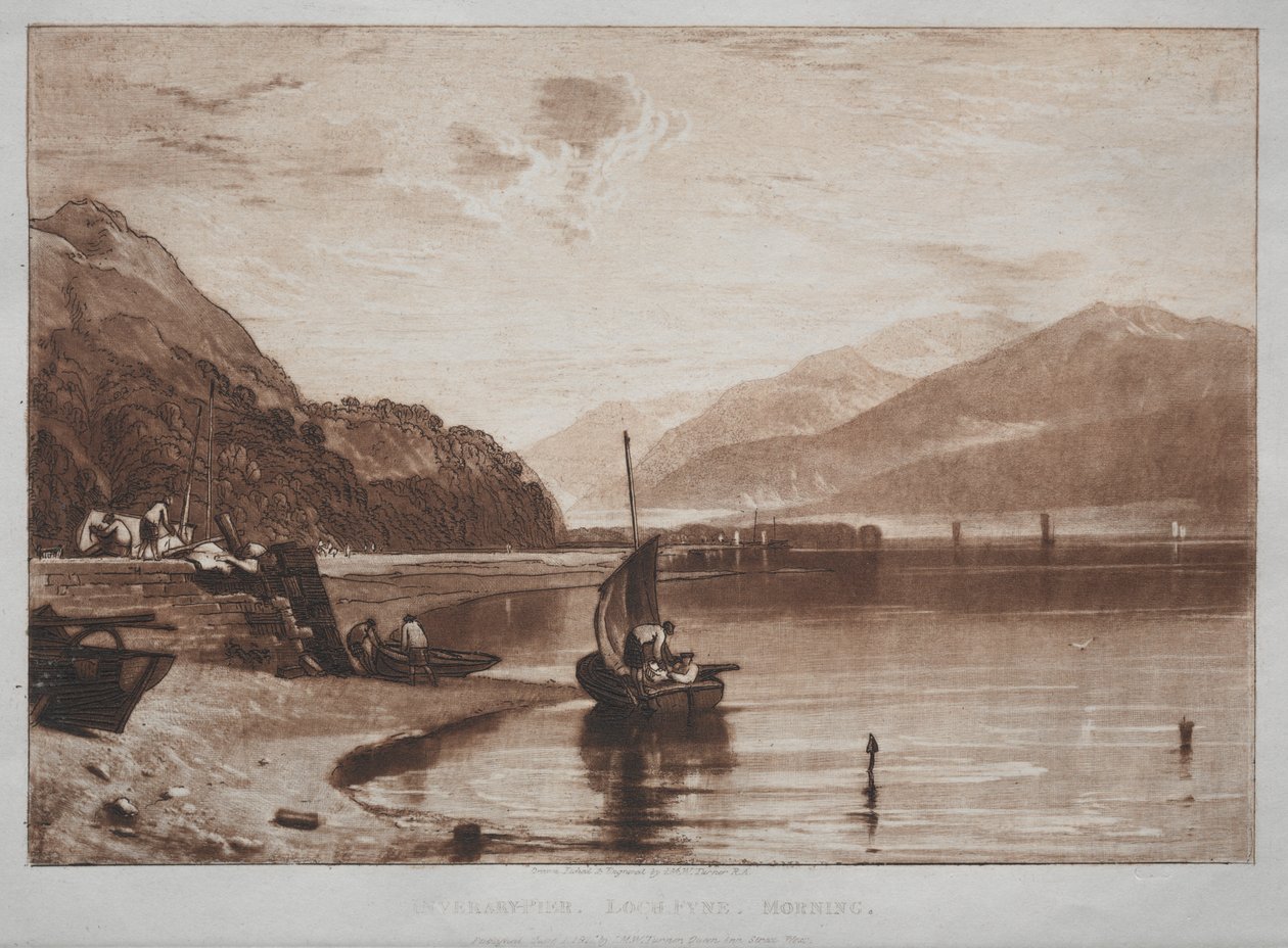 Liber Studiorum: Molo di Inverary, Loch Fyne, mattina da Unknown artist