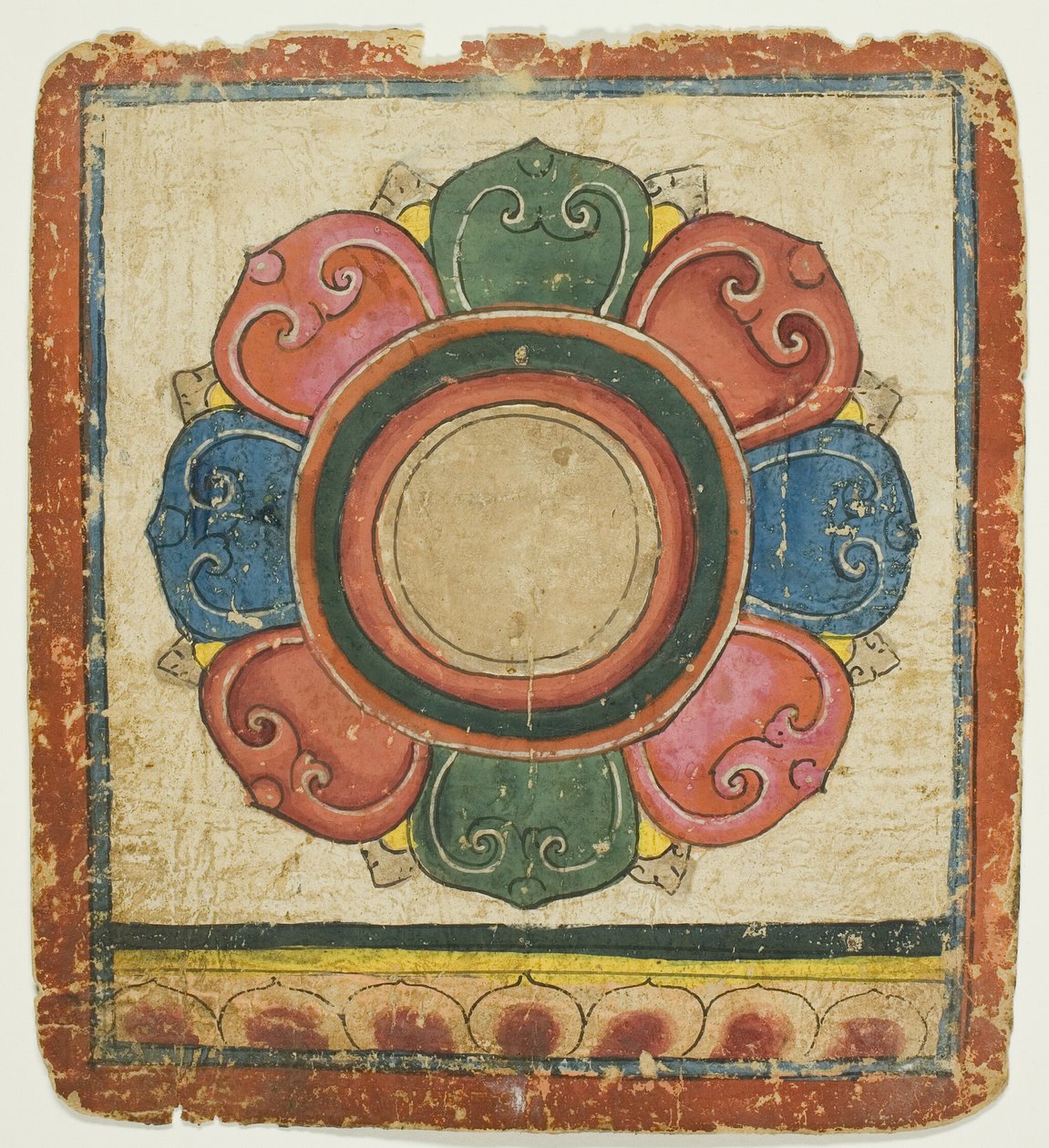 Loto da un set di carte iniziatiche (Tsakali) da Unknown artist