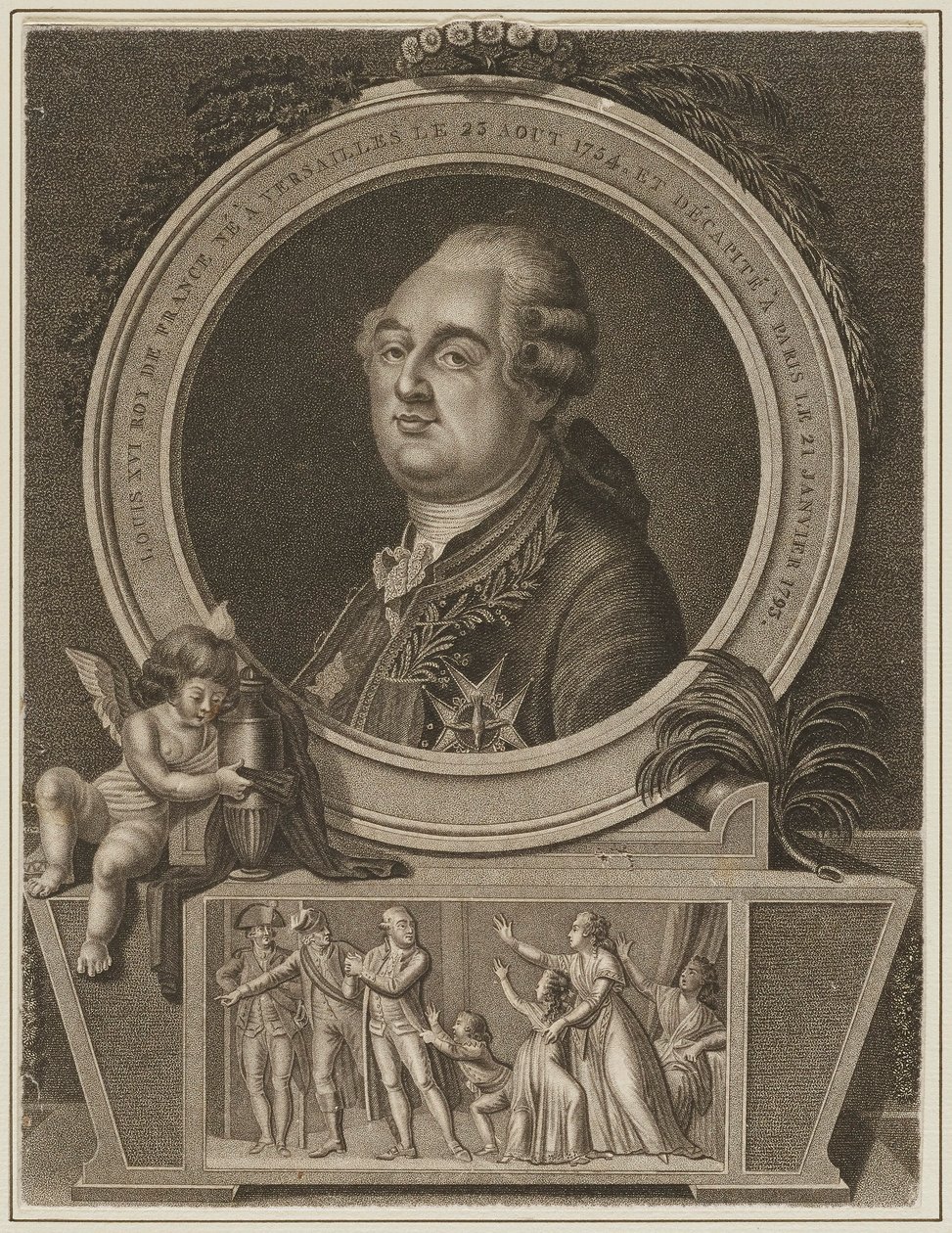 Luigi XVI - Re di Francia da Unknown artist