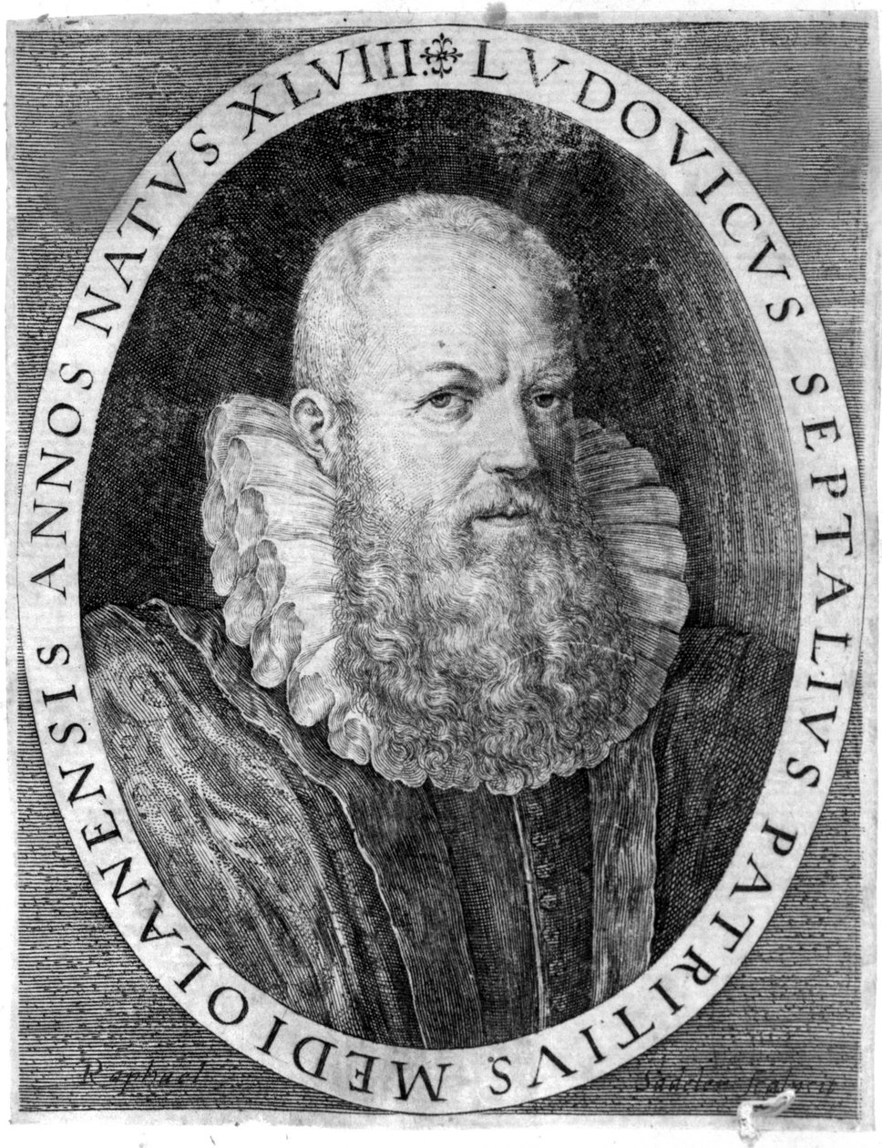 Ludovico Settala (1552 - 1633), medico italiano a Pavia da Unknown artist