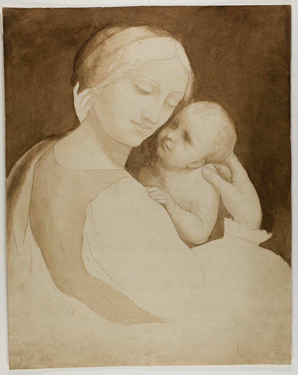 Madonna con Bambino (recto) e Frammento di torso di donna (verso) da Unknown artist