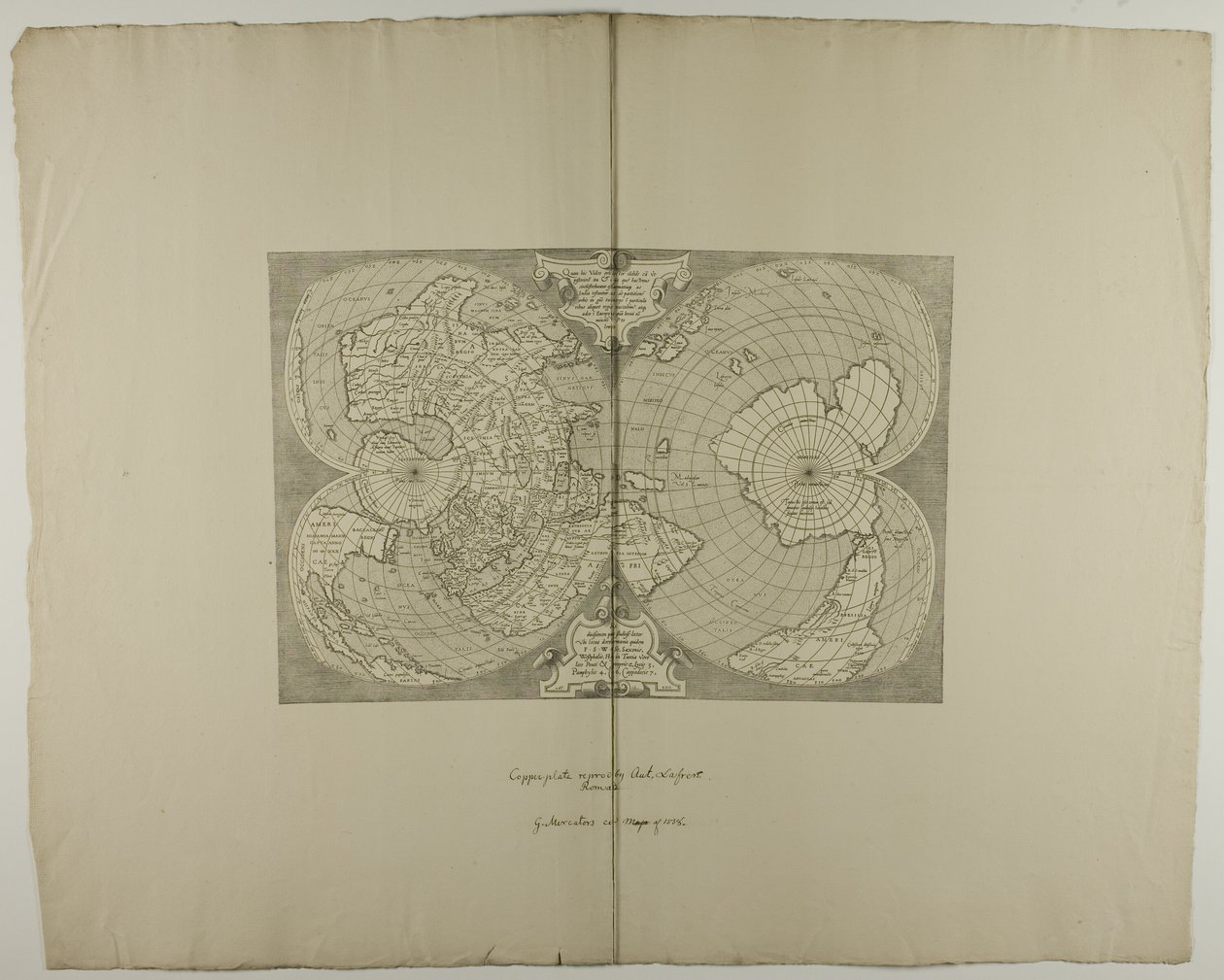 Mappa di Roma da Unknown artist