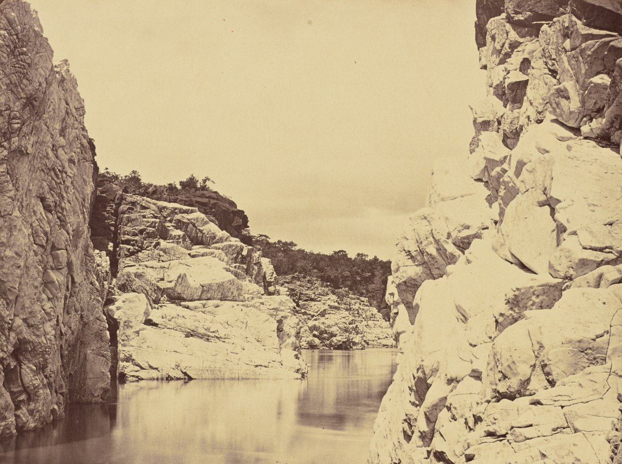 [Rocce di marmo a Nerbudda] da Unknown artist