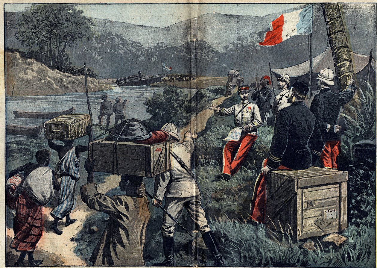 Missione Marchand in Africa (1896-1899): la spedizione prende possesso dell