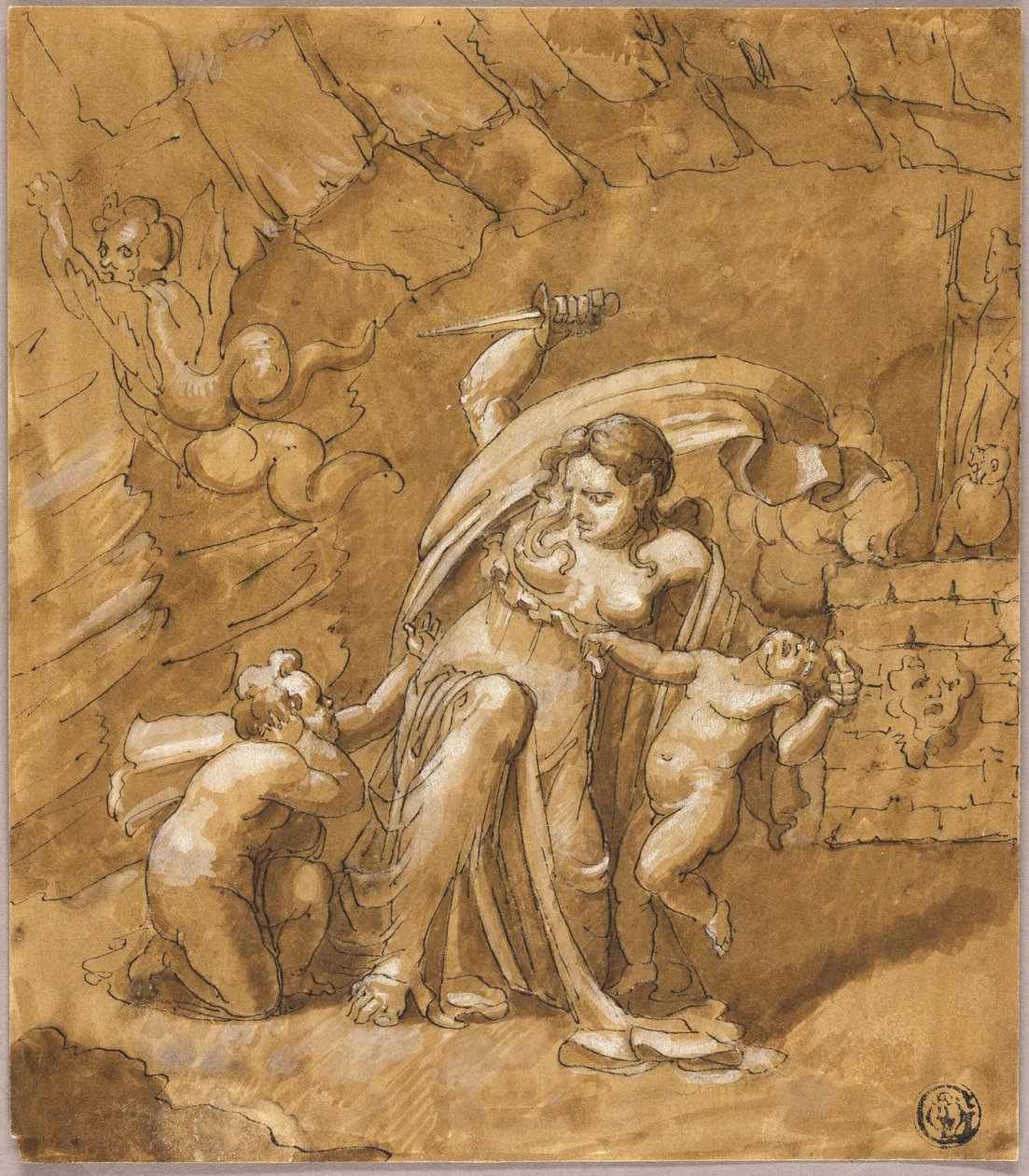 Medea uccide i suoi figli da Unknown artist