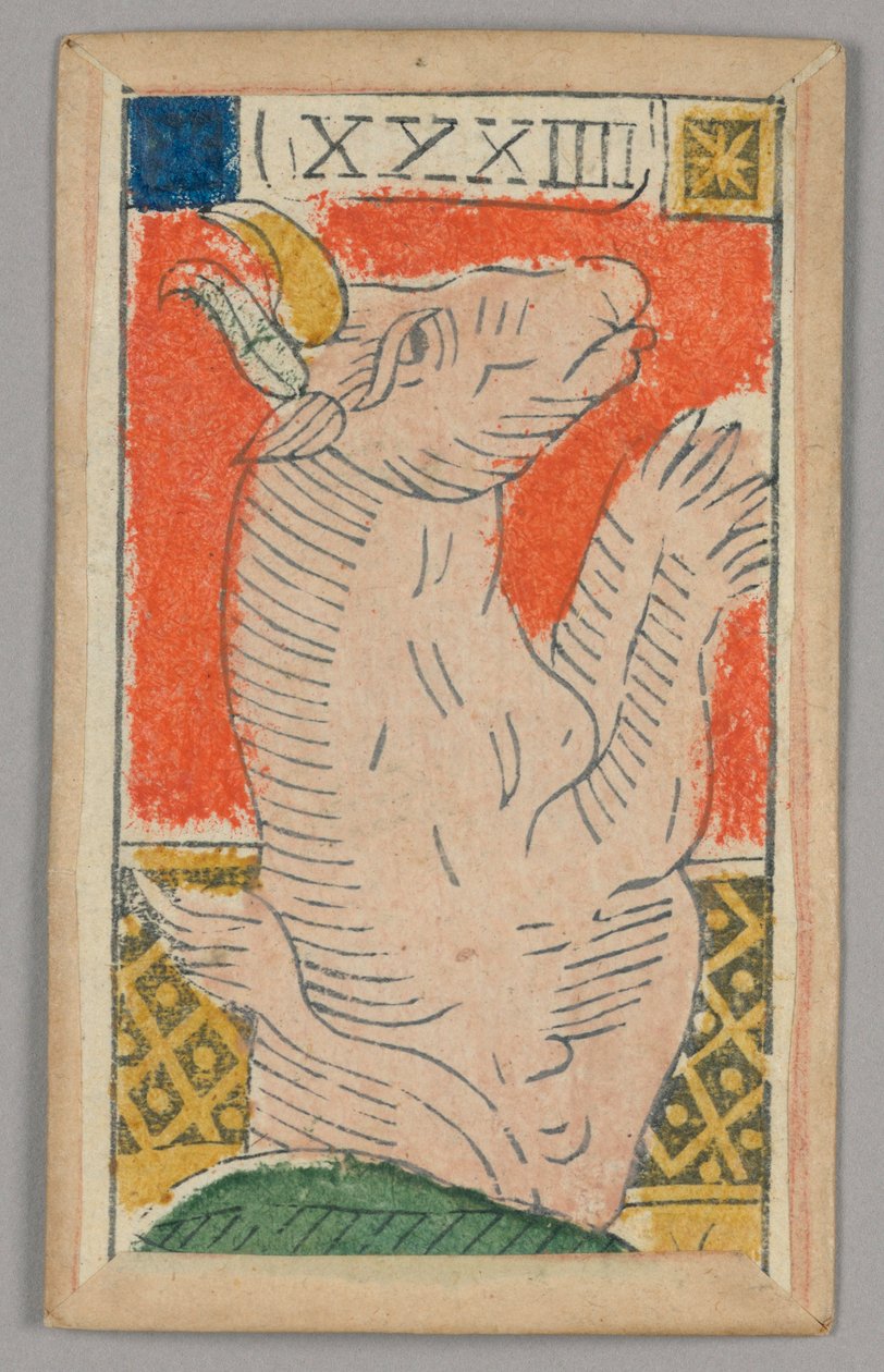 Carta da gioco Minchiate (Tarocchi) da Unknown artist