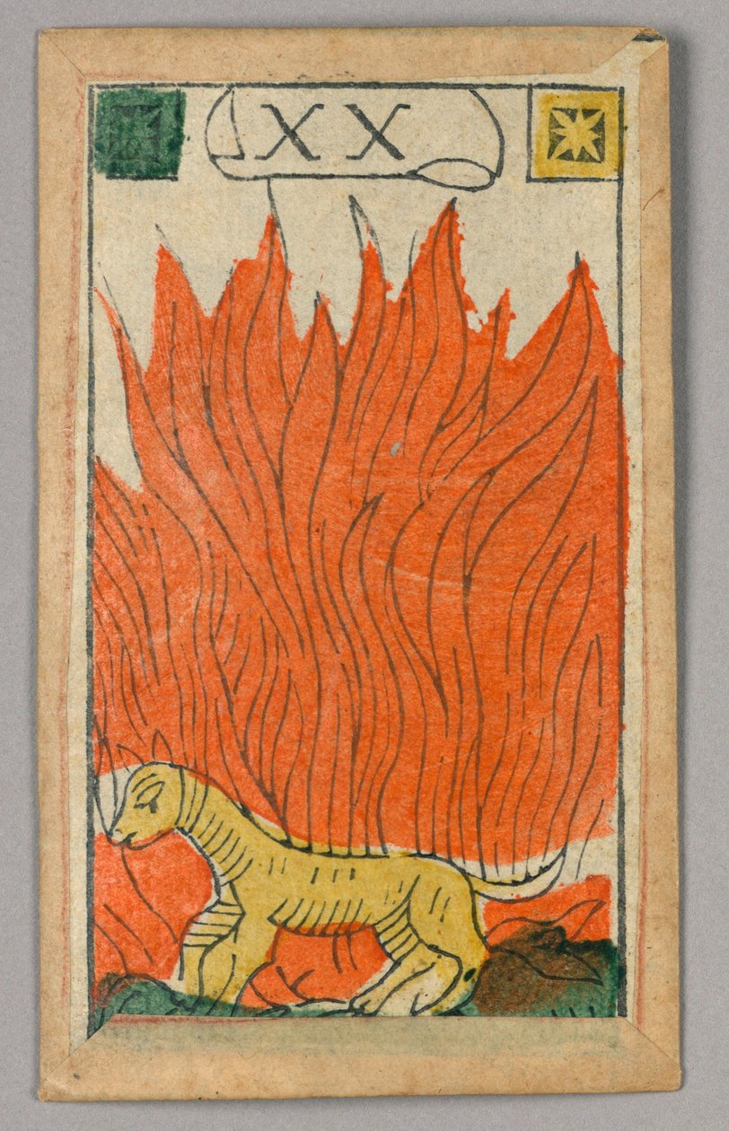 Carta da gioco Minchiate (Tarocchi) da Unknown artist