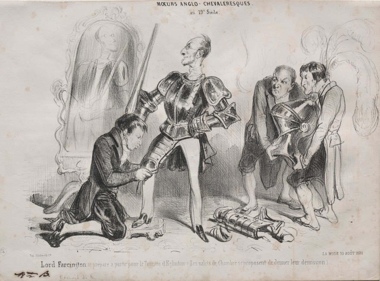 Moeurs Anglo-chevaleresques da Unknown artist