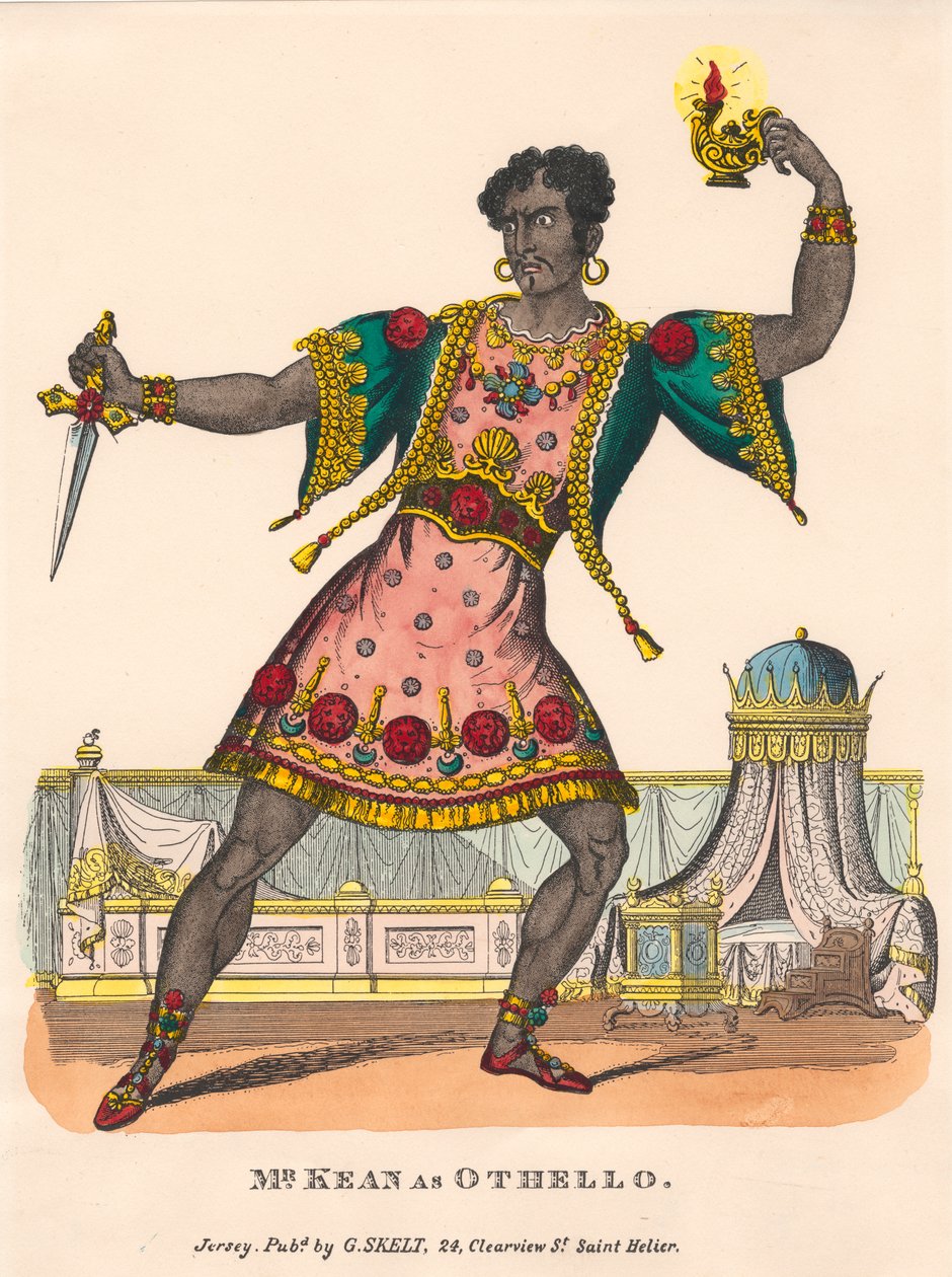Mr. Kean come Otello da Unknown artist