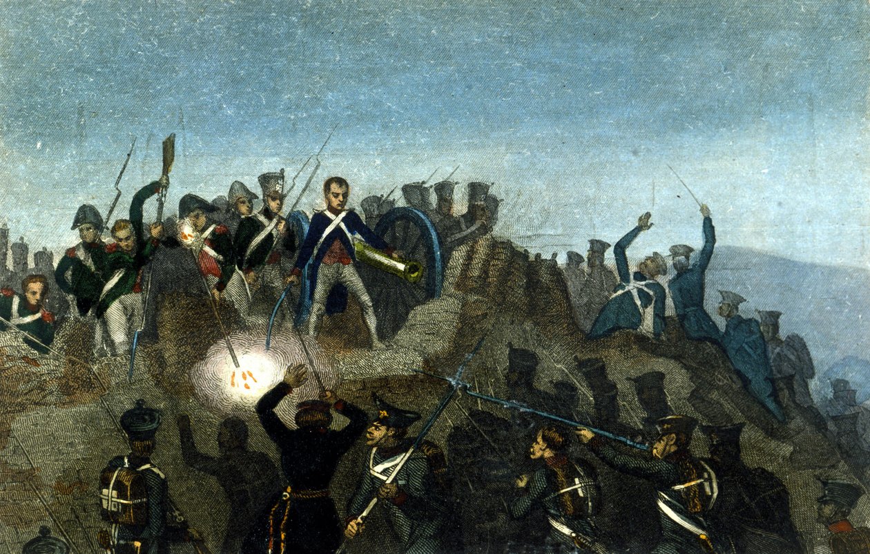 Napoleone I alla Battaglia di Montmartre, 30 marzo da Unknown artist