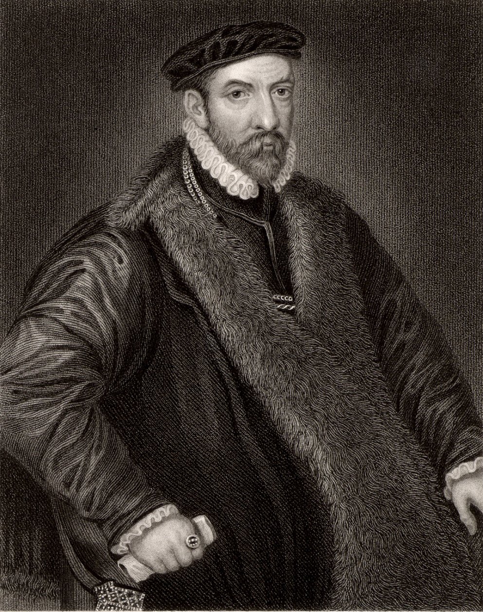 Nicholas Bacon (1509-1579) da Unknown artist
