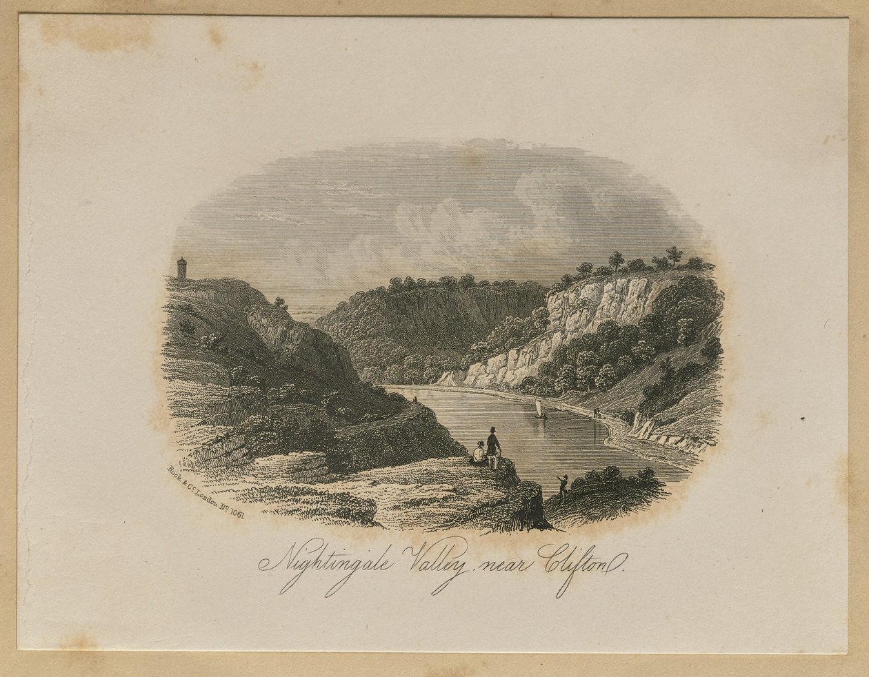 Nightingale Valley, vicino a Clifton da Unknown artist