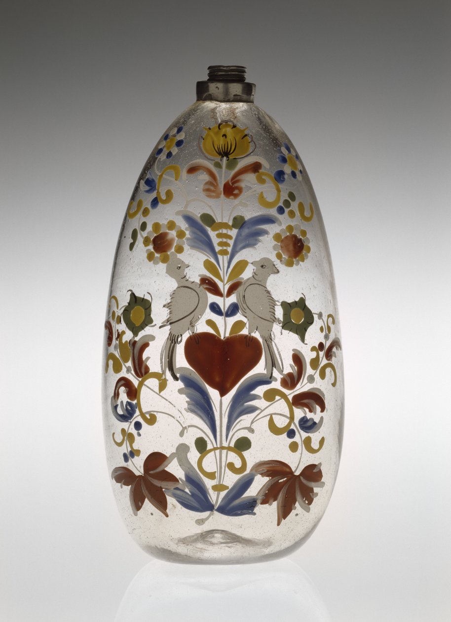 Bottiglia per allattamento o medicinali, c. 1750-1800 (vetro) da Unknown artist