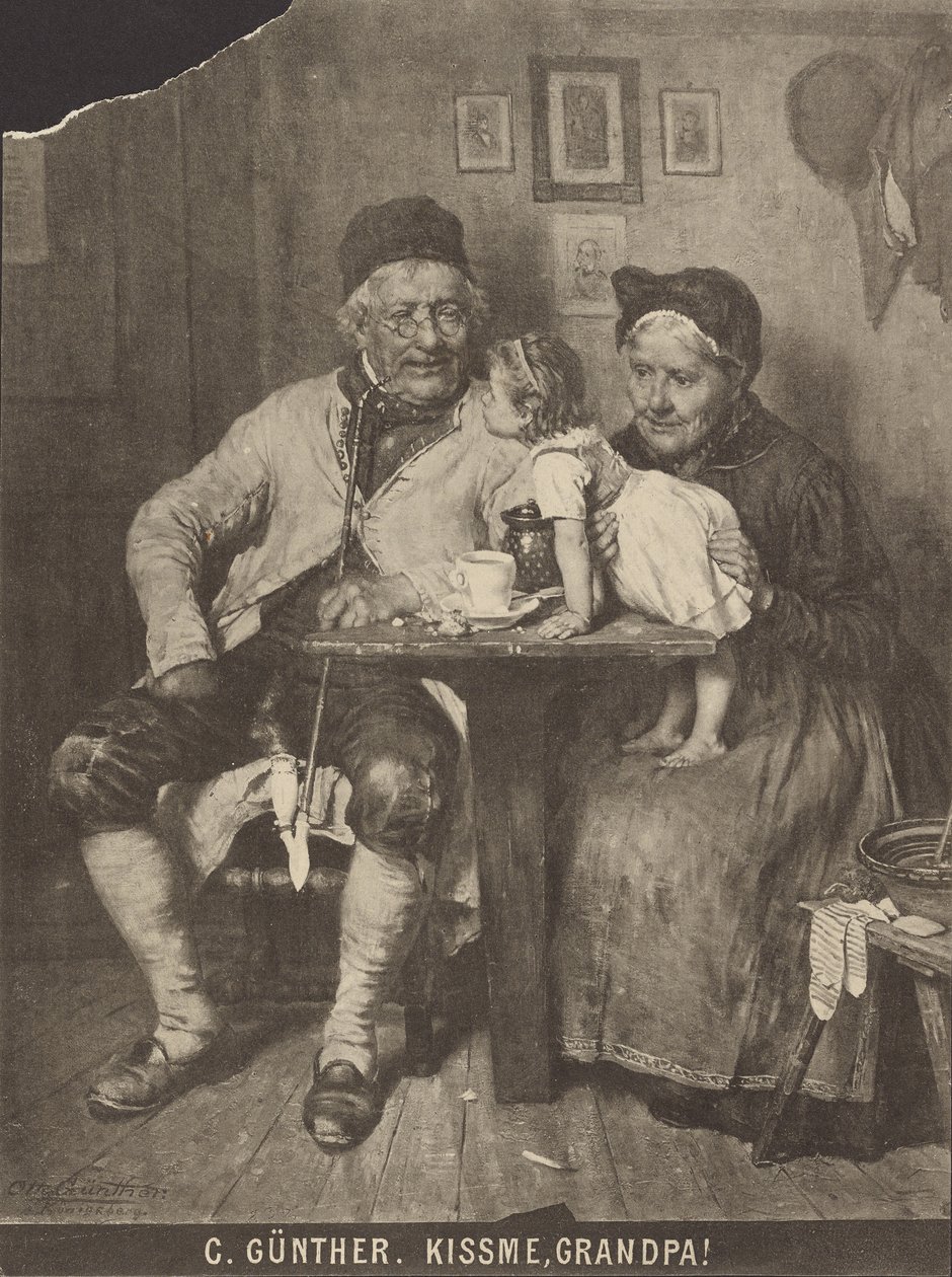 O. Günther - Baciami, nonno! da Unknown artist