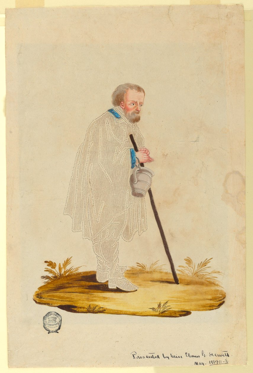Vecchio mendicante da Unknown artist