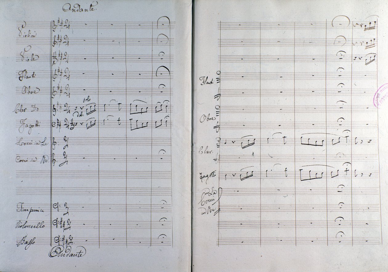 Pagina di apertura dell