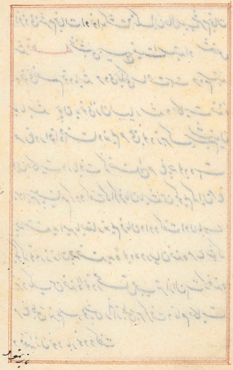 Pagina da Tales of a Parrot (Tuti-nama): pagina di testo da Unknown artist