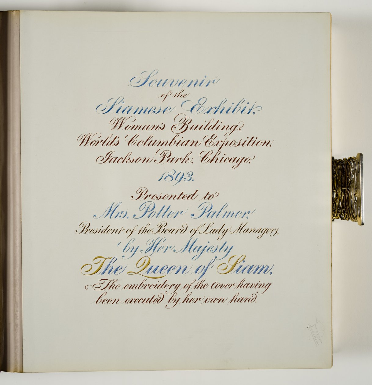 Pagina in album fotografico da Unknown artist