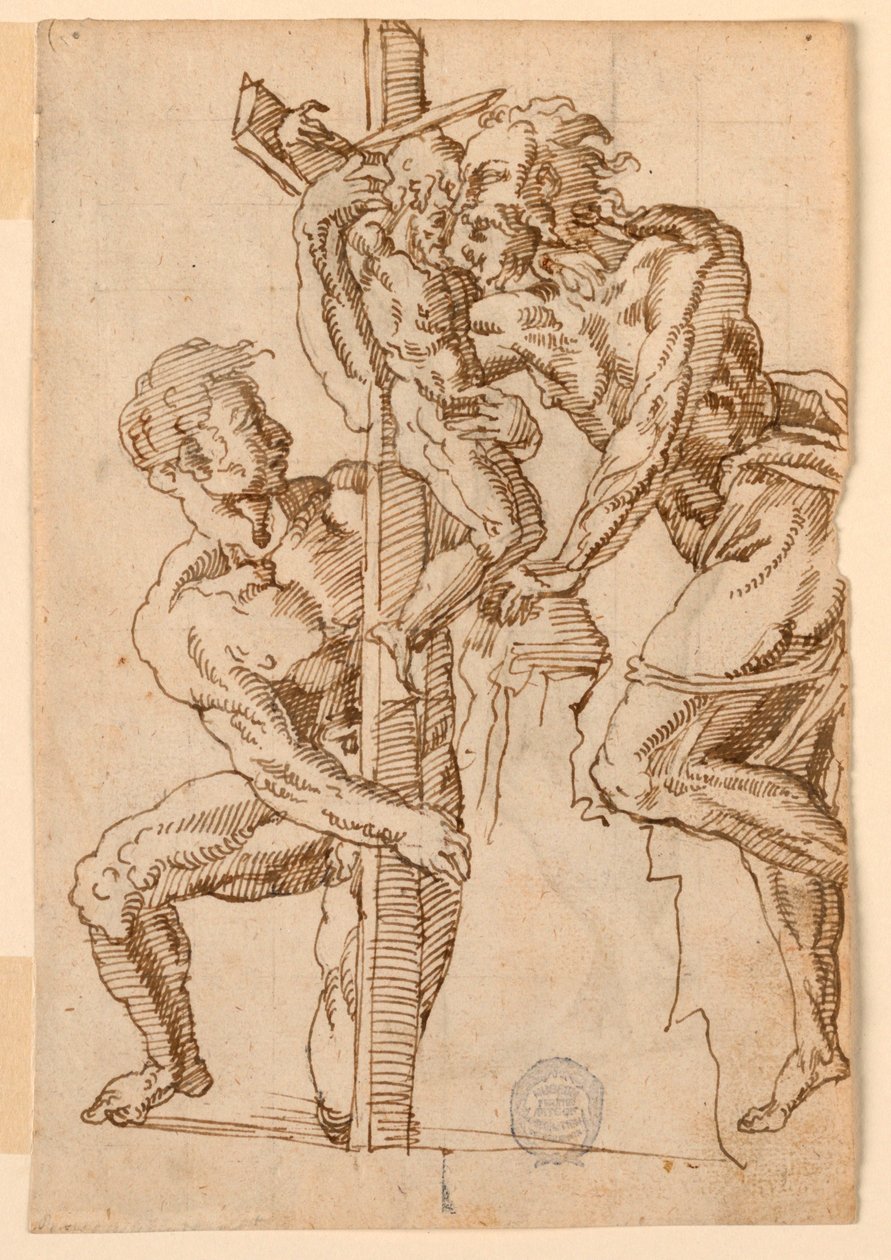 Pagina di un libro di disegni da Unknown artist