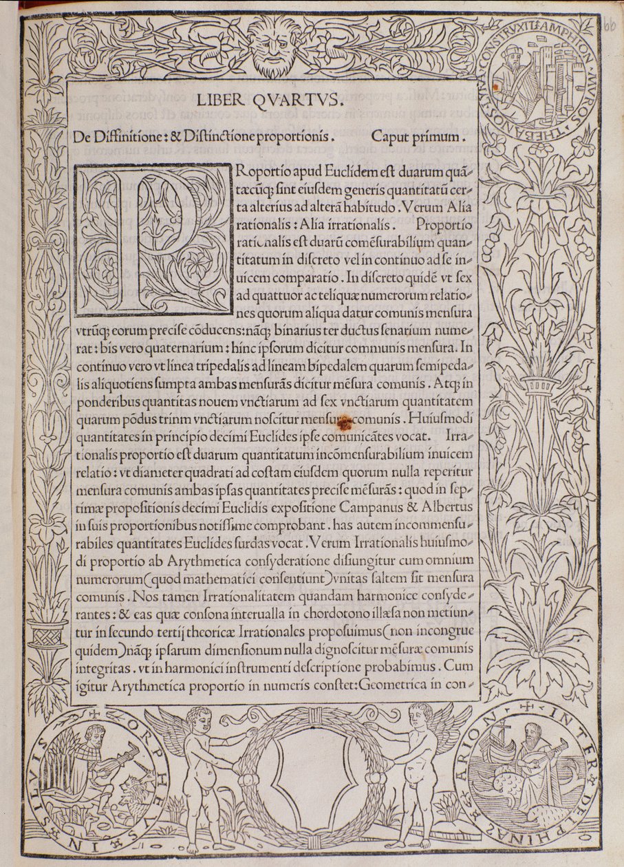 Pagina tratta da Practica Musicae di Franchino Gaffurio da Unknown artist