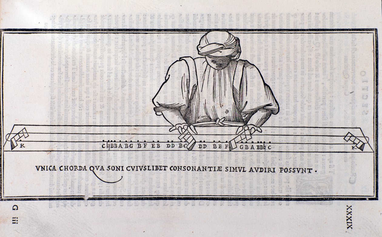 Pagina tratta da Musica Theorica di Ludovico Foliani da Unknown artist